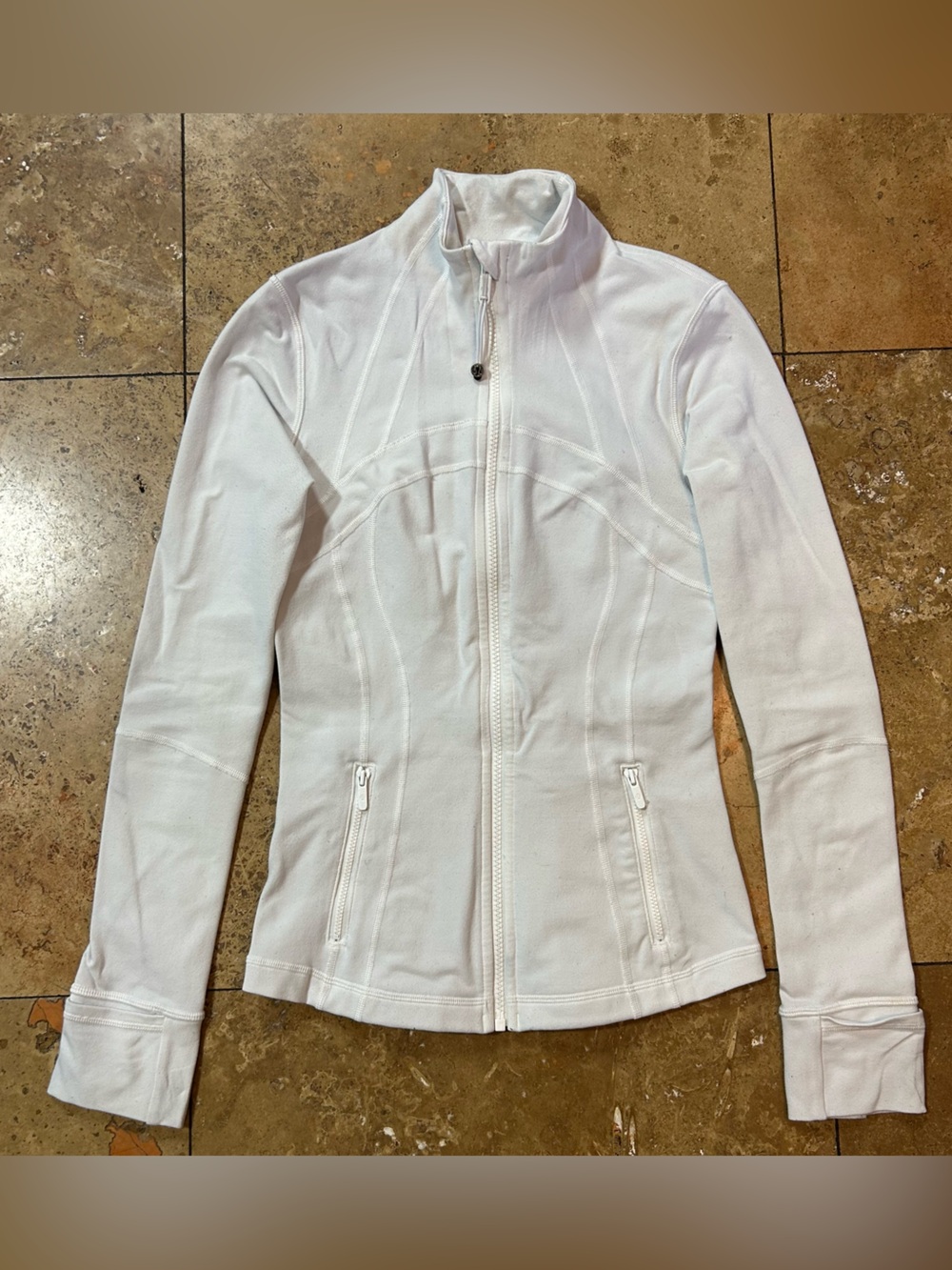 Lululemon White Define Jacket Size 4